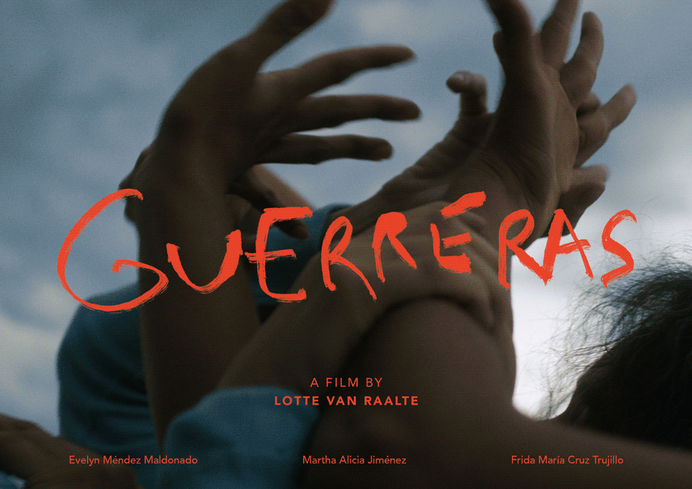 Guerreras Typography Poster design Lotte van Raalt Joan An Beaudoin