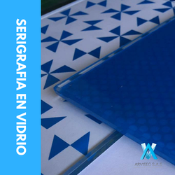 serigrafia en vidrio