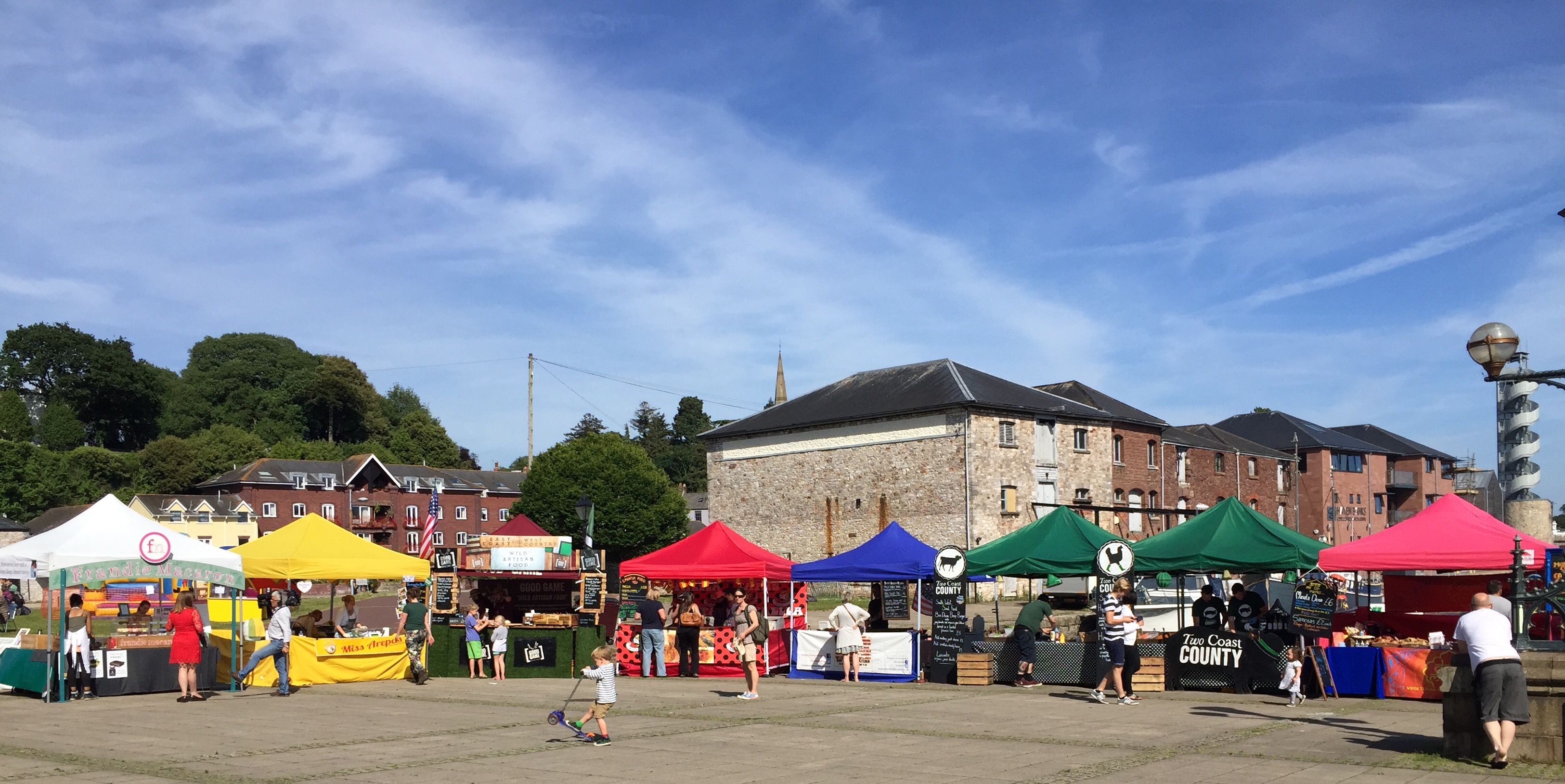 Exeter Street Food, Street food in exeter, food market in Exeter
