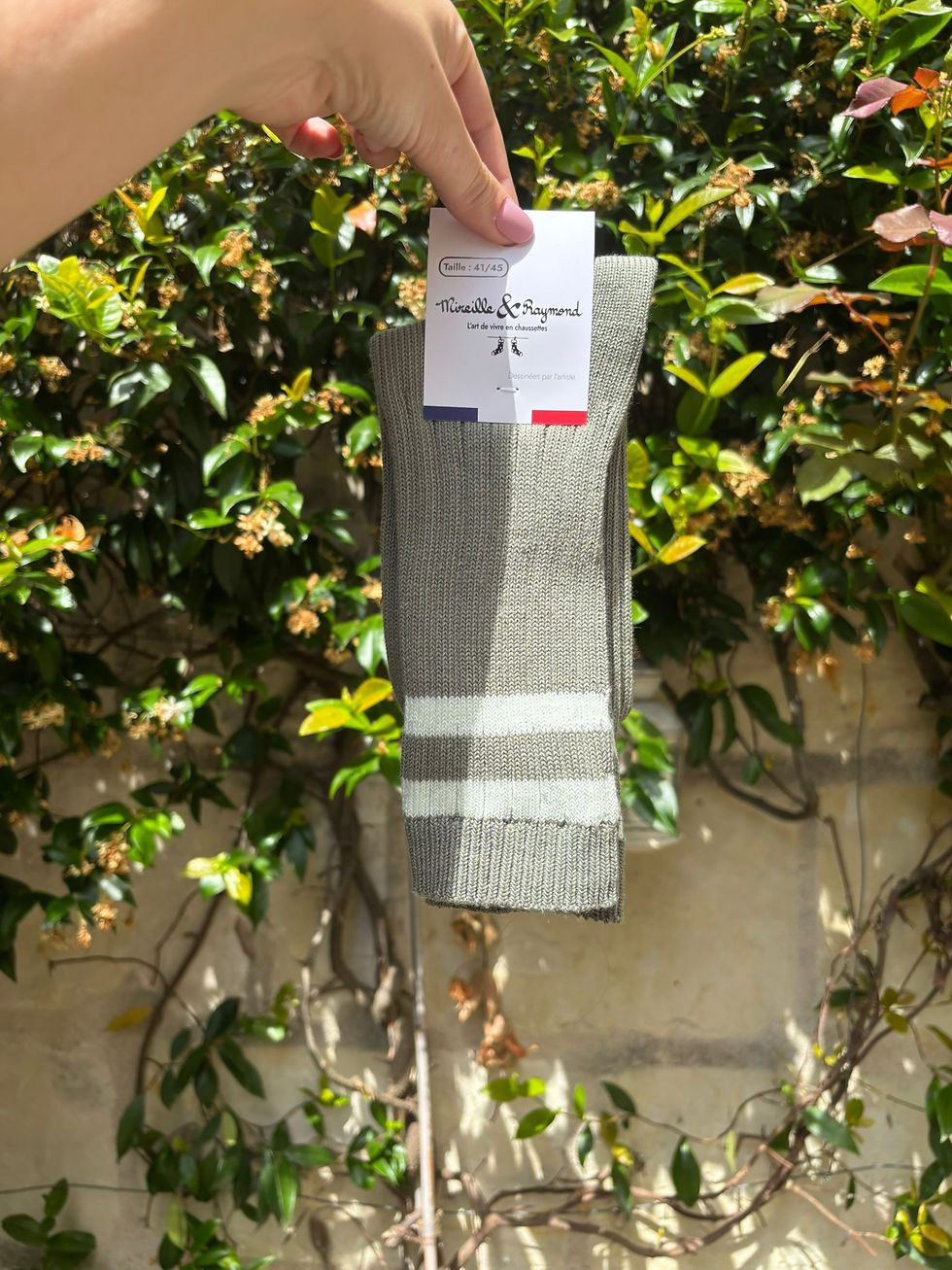Miniature : Chaussettes Tennis Vintage Coton 41/45