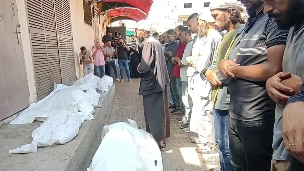 Children Queuing for Supplements Killed in Israeli Strike in Gaza