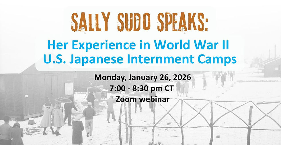 Webinar: Survivor Speaks on World War II Internment Camps