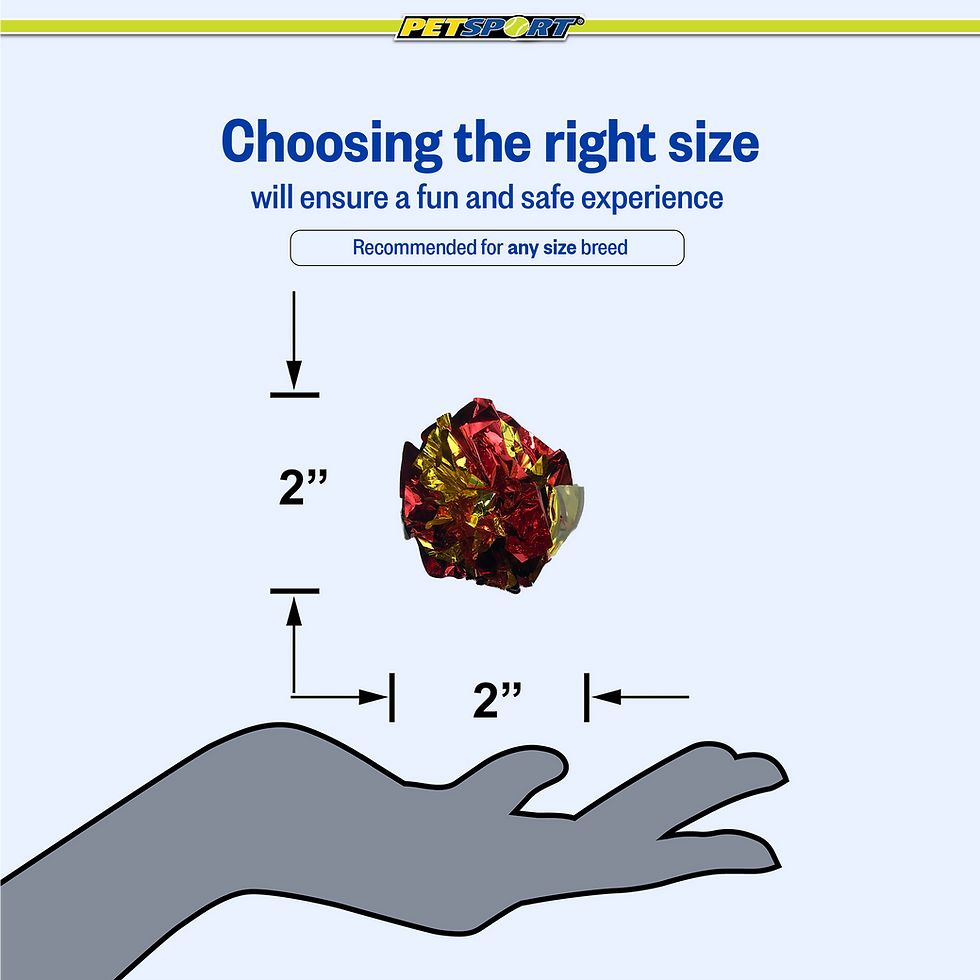 Thumbnail: Hand holding toy, "2" dimensions, choosing correct size for safety.