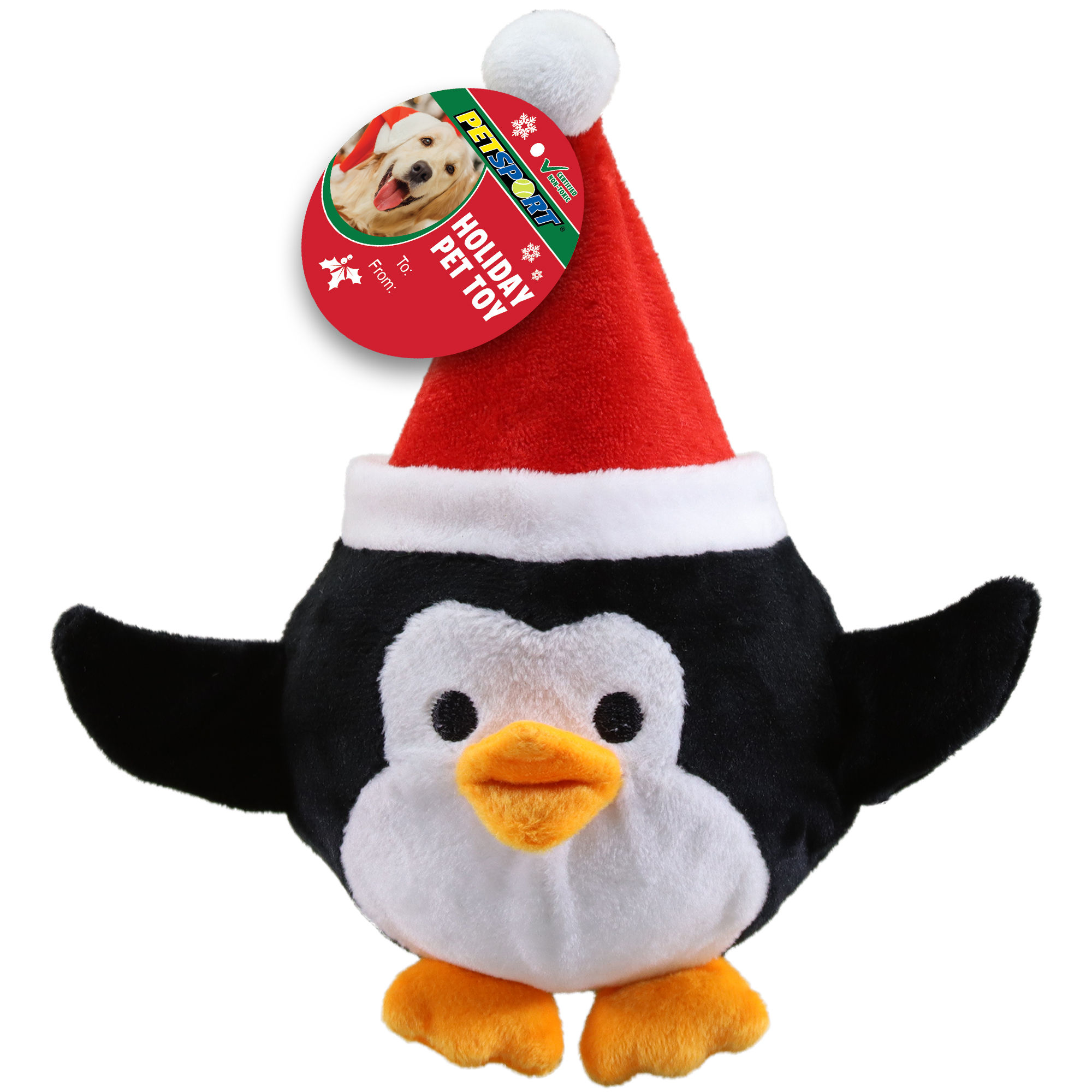 15000 Holiday Plush Squeak Ball ASST