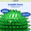 Thumbnail: Green spiky pet toy ball, Irresistible Texture, Durable Spikes, Healthy Teeth.