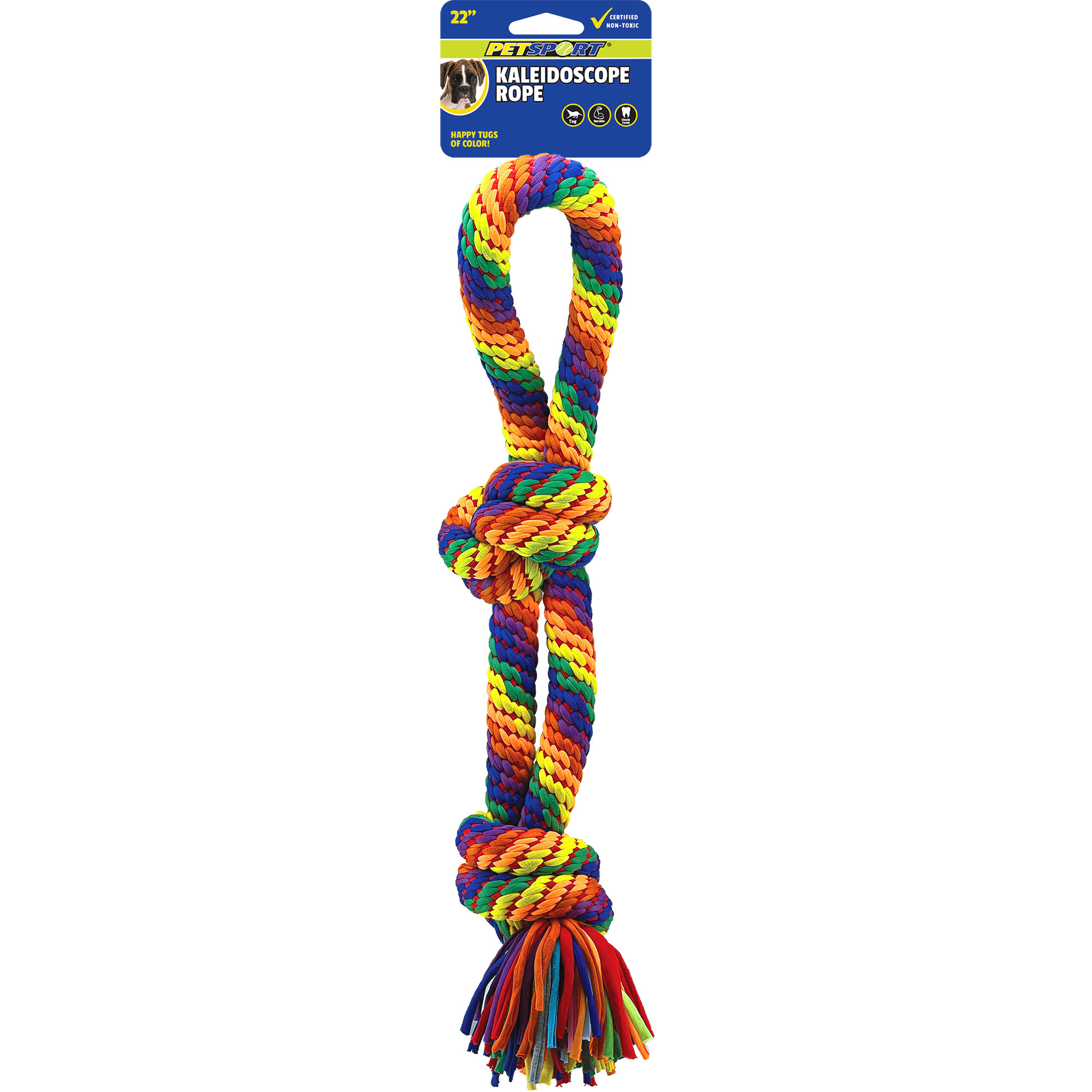 80471 Kaleidoscope Rope XL Knot Tug 22"