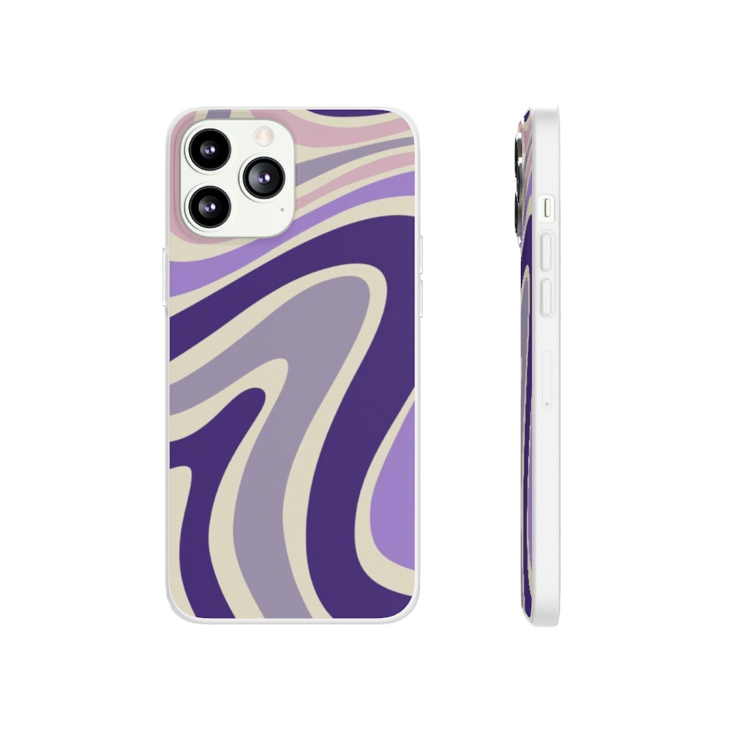 aesthetic purpel vibe phone case