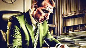 Brendan Rodgers signing a new contract