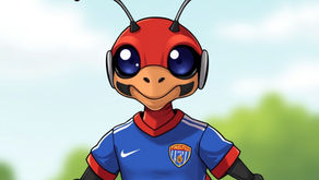 Antman in a Rangers top