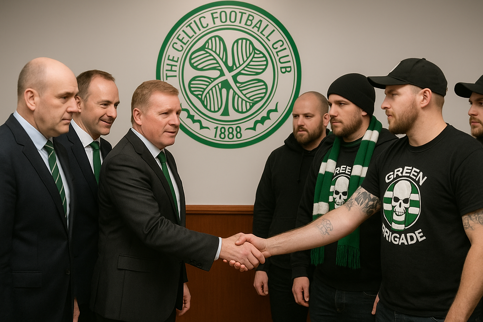 The Celtic Board meets The Green Brigade