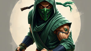 A green ninja from Mortal Kombat