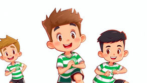 Celtic players smiling