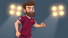 A Hearts player in anime style