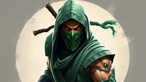 A ninja in Celtic colors