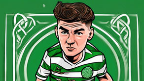 Kieran Tierney in a Celtic shirt