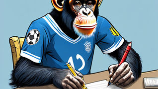 The Daily Record sports desk chimp
