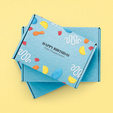 Happy Birthday Box - Geschenkbox für Geburtstag für Mitarbeiter - Werbemittel Hagemann