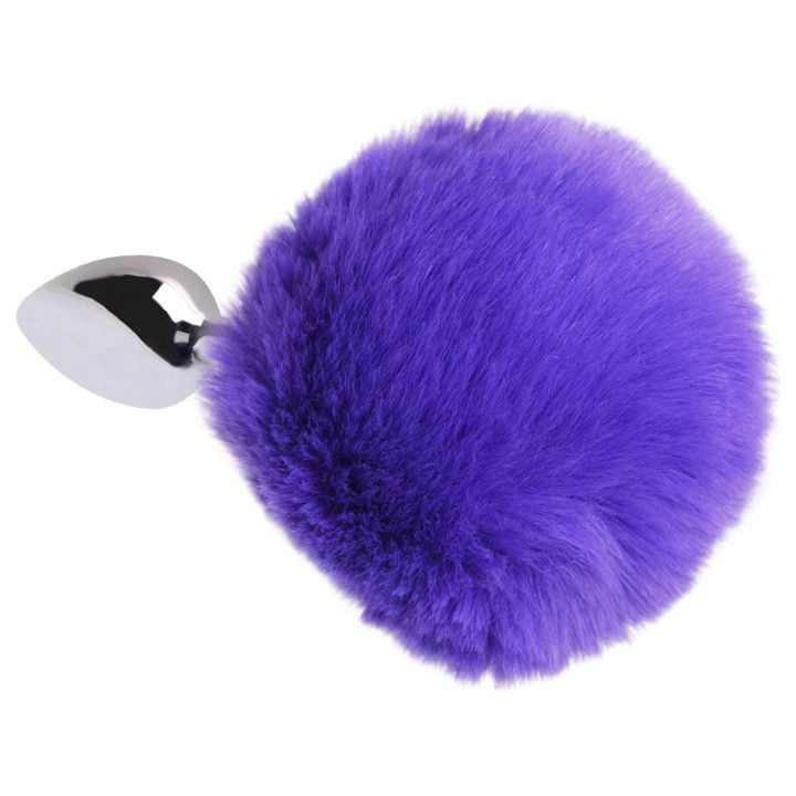 Miniatura: Plug Anal Aço Pompom Coelho Sexy Import
