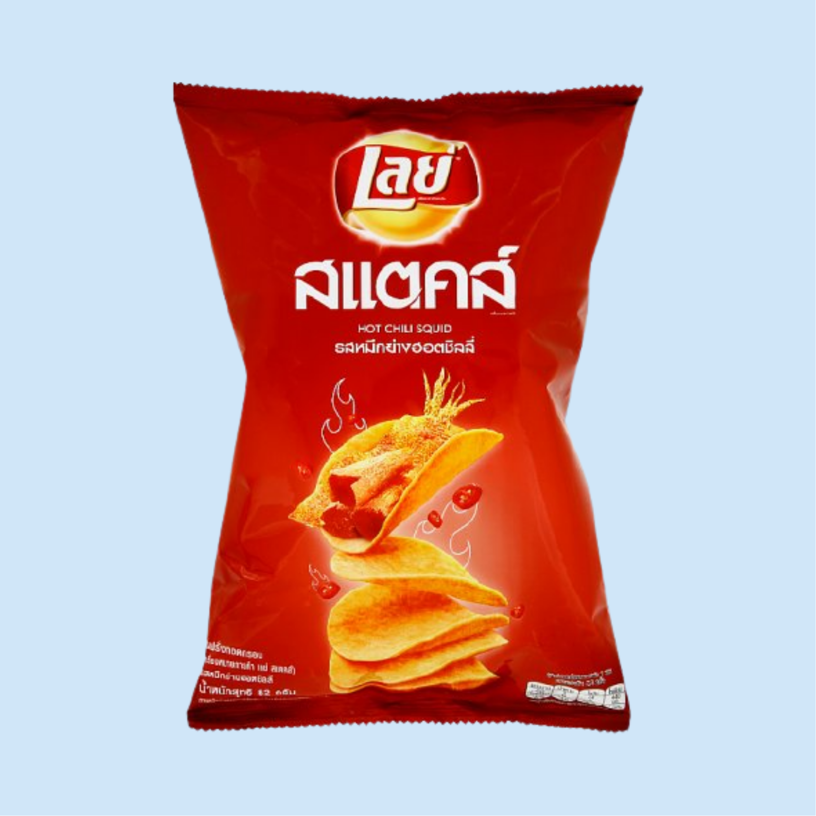 Lay's Potato Chips Stax Hot Chili Squid 50g