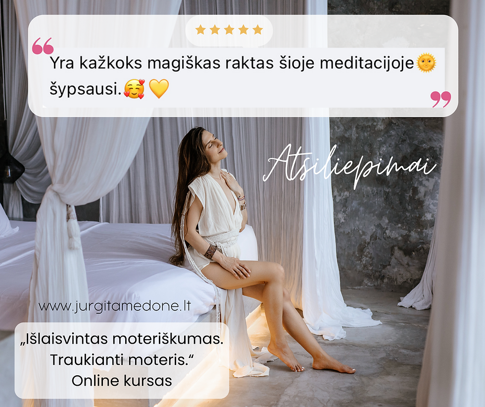 Thumbnail: „IŠLAISVINTAS MOTERIŠKUMAS. TRAUKIANTI MOTERIS“. Online kursas