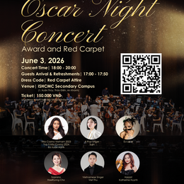 ISHCMC Orchestra Oscar Night: You’re Invited