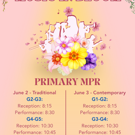 IPAA Primary and Secondary Summer Recitals