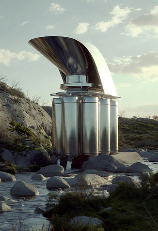 Water tank for the wild