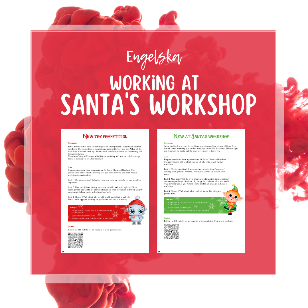Working at Santa's workshop