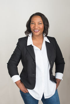 Approachable women's professional headshot black blazer Melody Smith Portrait Studio Petersburg VA near Richmond Virginia