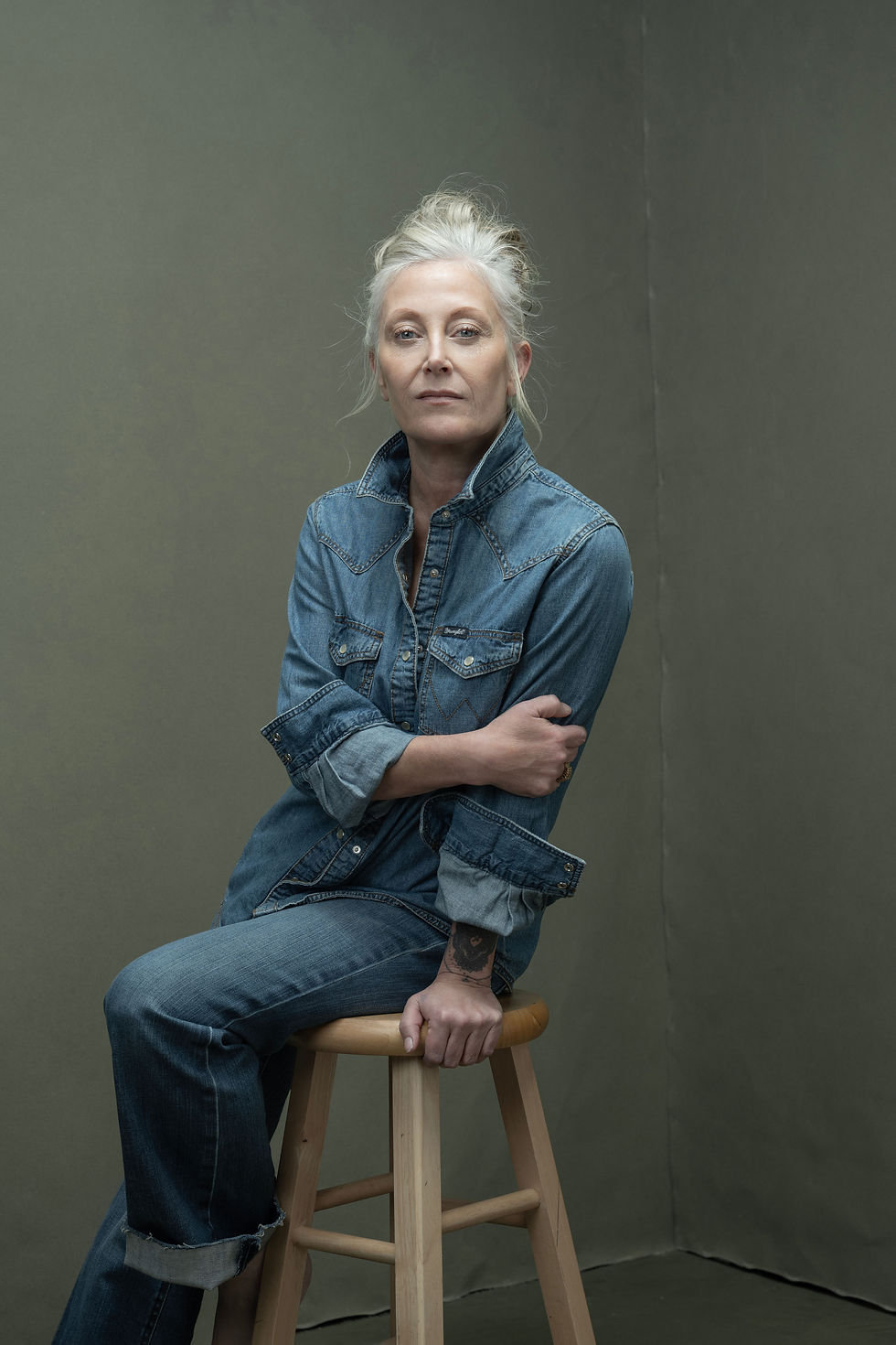 Women's portrait photographer near Chesterfield VA editorial studio portrait Melody Smith Portrait Petersburg Virginia