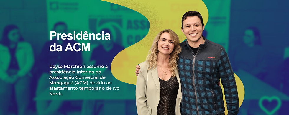 Dayse Marchiori (presidente interina) e Ivo Nardi (presidente afastado).
