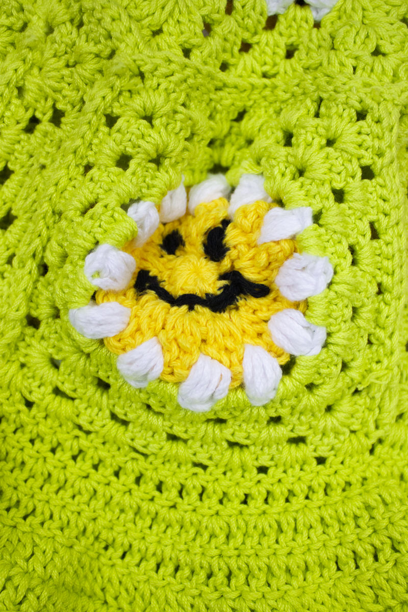 Miniatura: GORRO PESCADOR VERDE BORDADO SMILLE