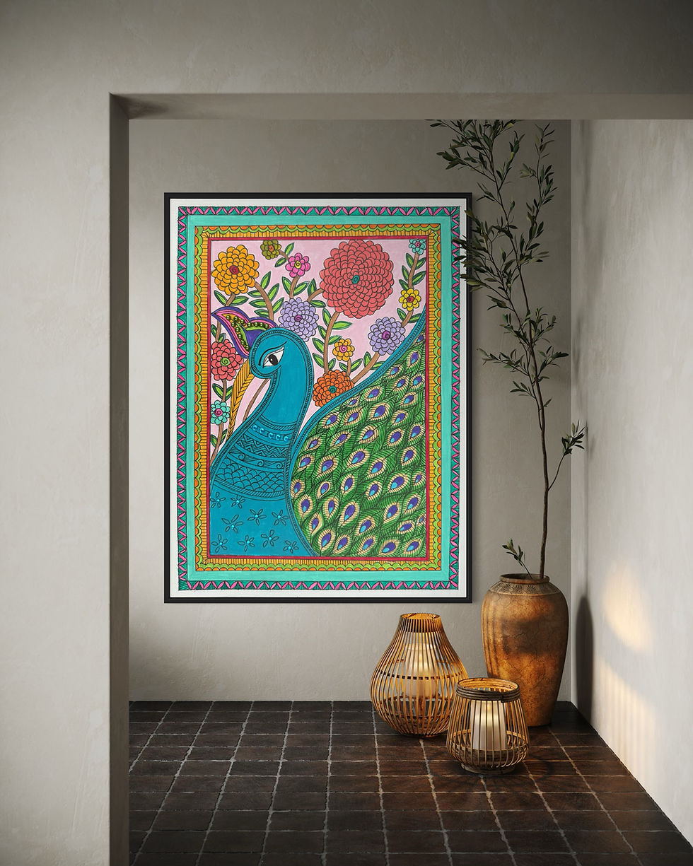 Giclee Print reproduction of the painting titled "Vibrant Cosmos Bouquet"  using only the finest inks and  archival paper