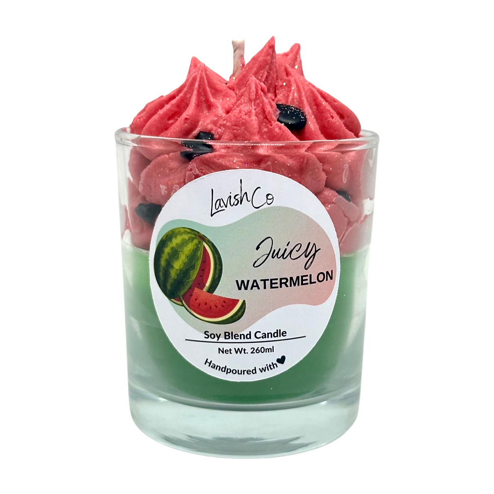 Thumbnail: Whipped Candle - Juicy Watermelon - Soy Blend - 260ml