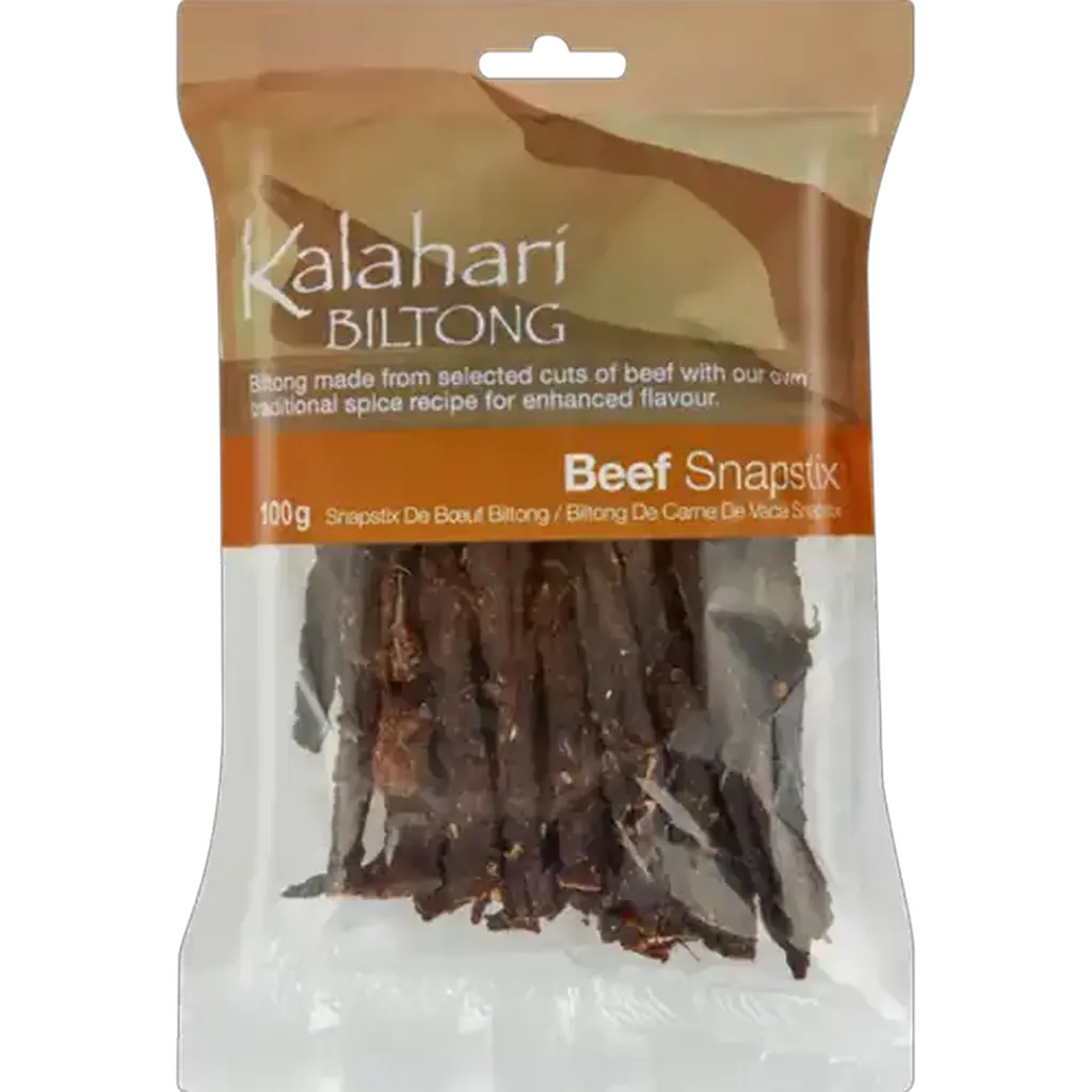 Kalahari Biltong Snapstix Beef Biltong 100g