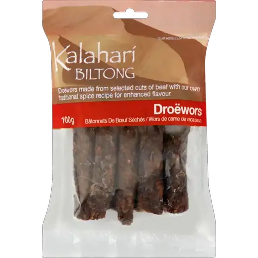 Kalahari Biltong Beef Droewors 100g