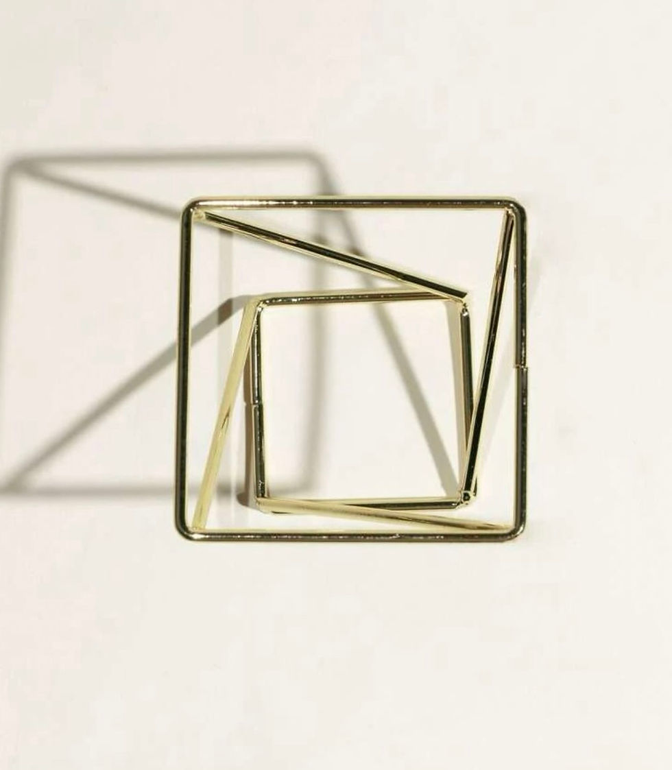 Thumbnail: Make-up Blending Sponge with Gold Sponge Holder