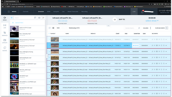 InfraPlay Scheduler