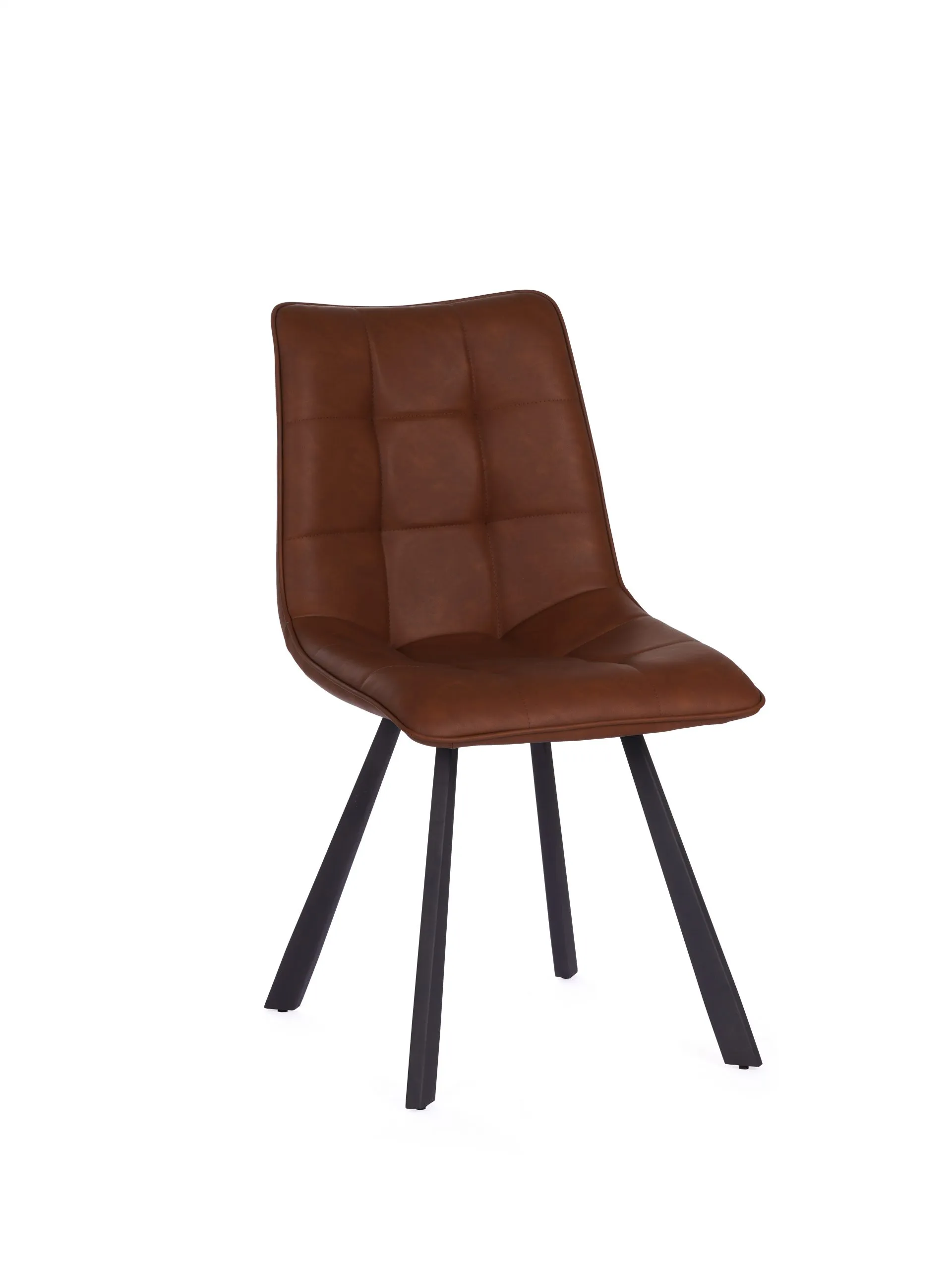 Louise PU Cognac Dining Chair