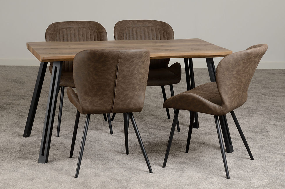 Thumbnail: Quebec Wave Edge Dining Table