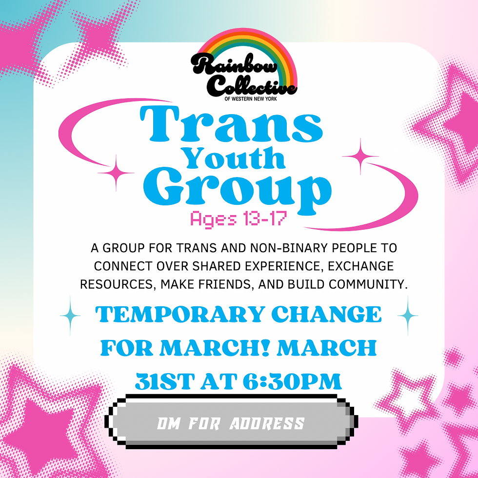 Trans Youth Support Group (Ages 13-17)