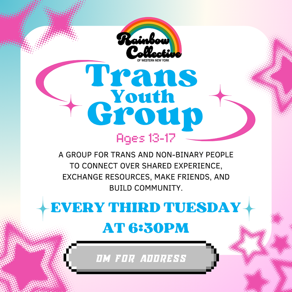 Trans Youth Support Group (Ages 13-17)
