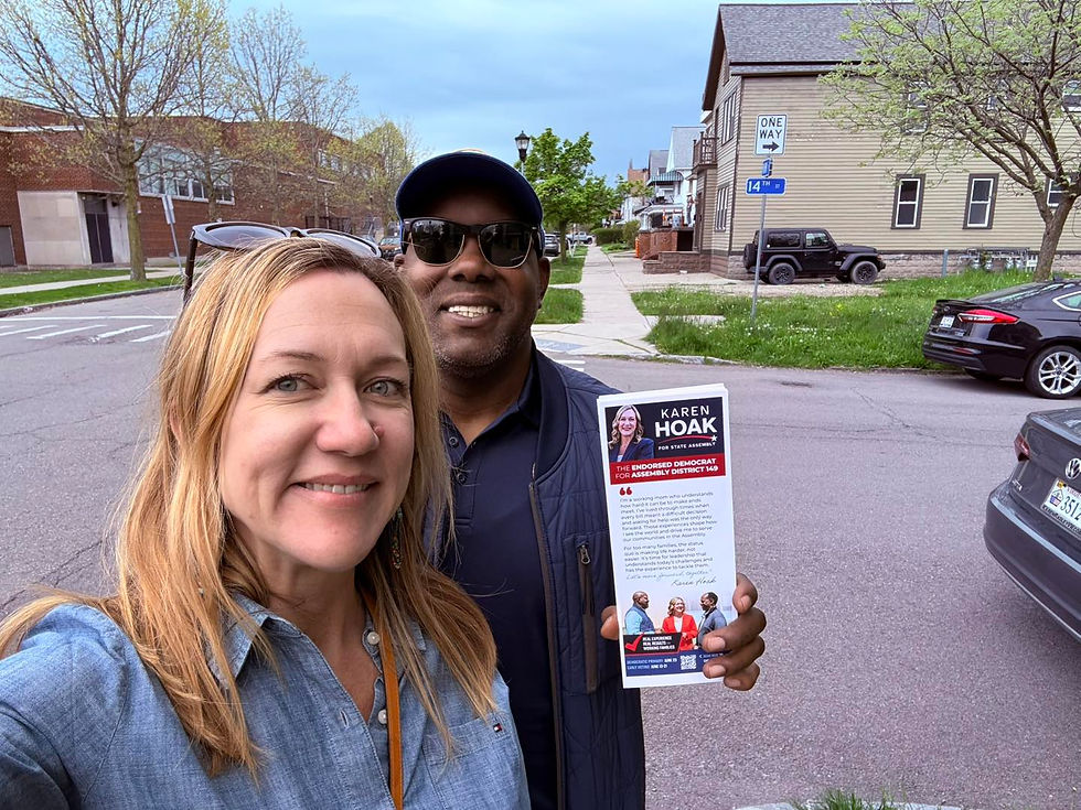 Canvass for Karen Hoak in Hamburg
