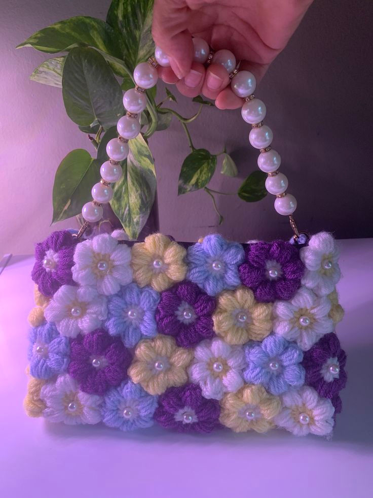 Small flower in a suitcase