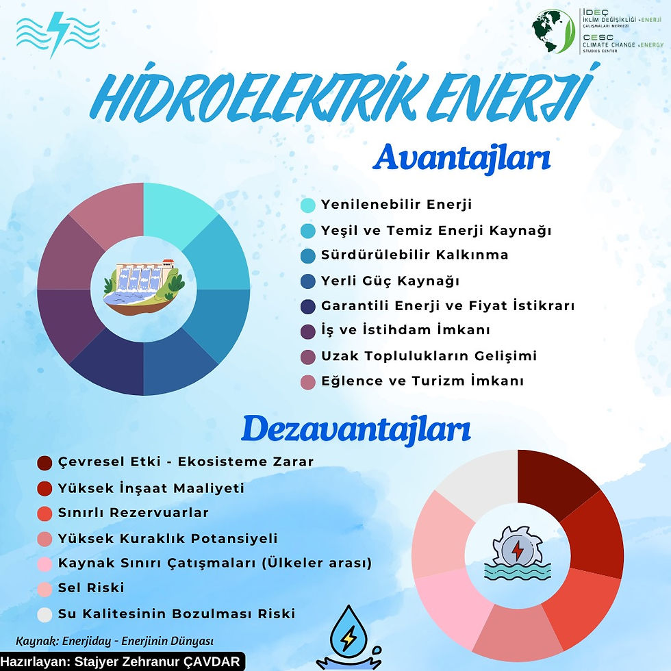 İnfografik: Hidroelektrik Enerji