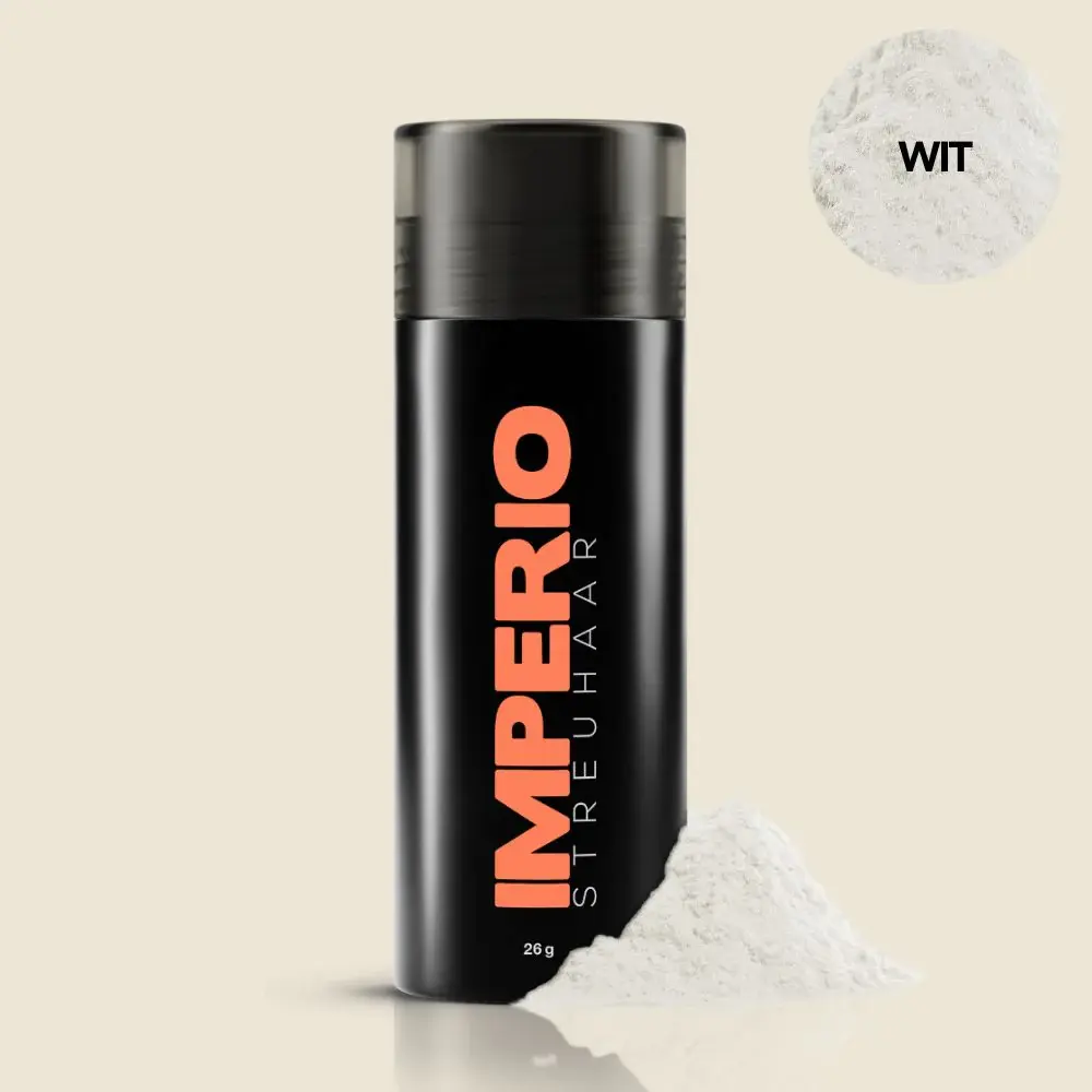 Imperio haarvezels wit