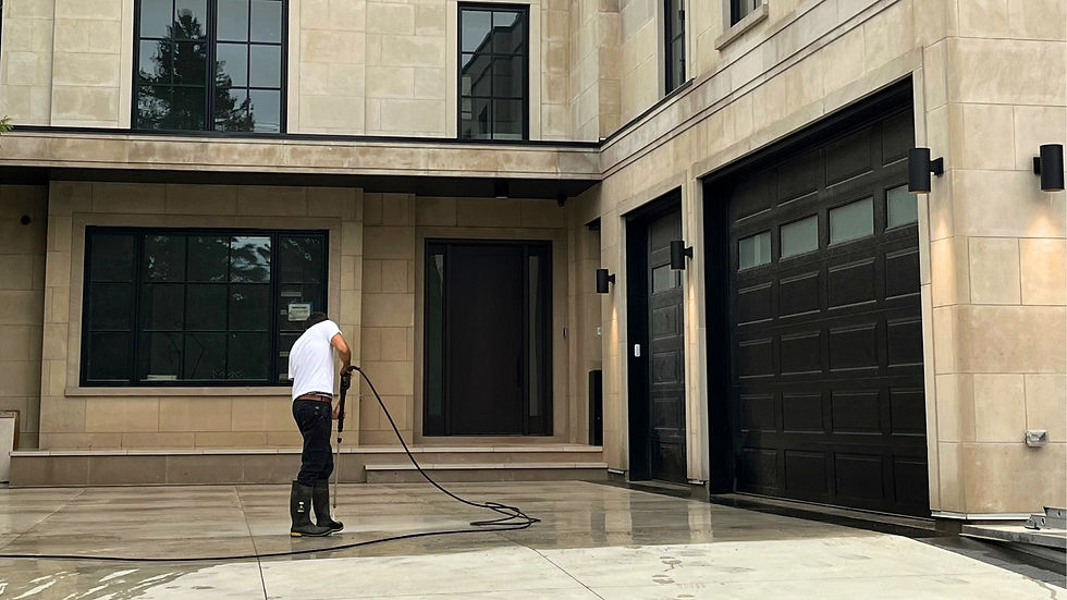 Pressure Washing Driveway