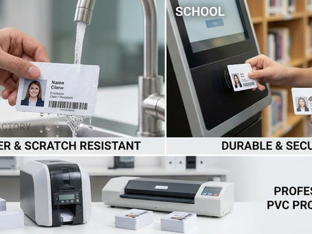 What are the benefits of PVC ID cards