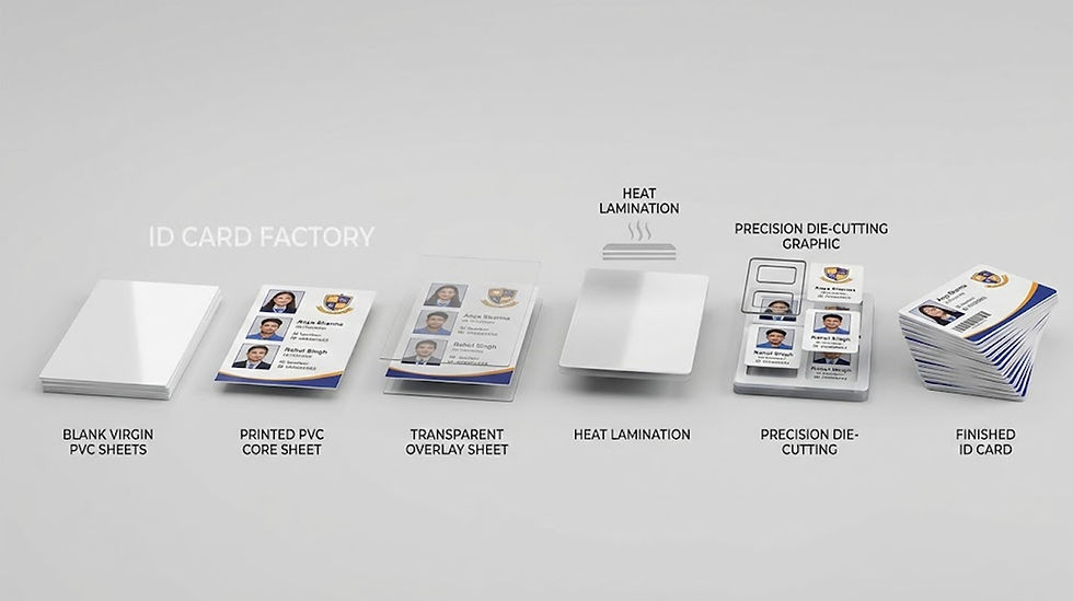 ID card printing process explained