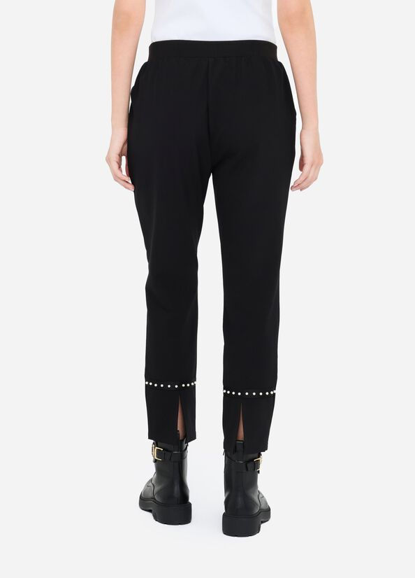 Thumbnail: LIU JO- PANTALON DROIT PERLES REF: TF5264